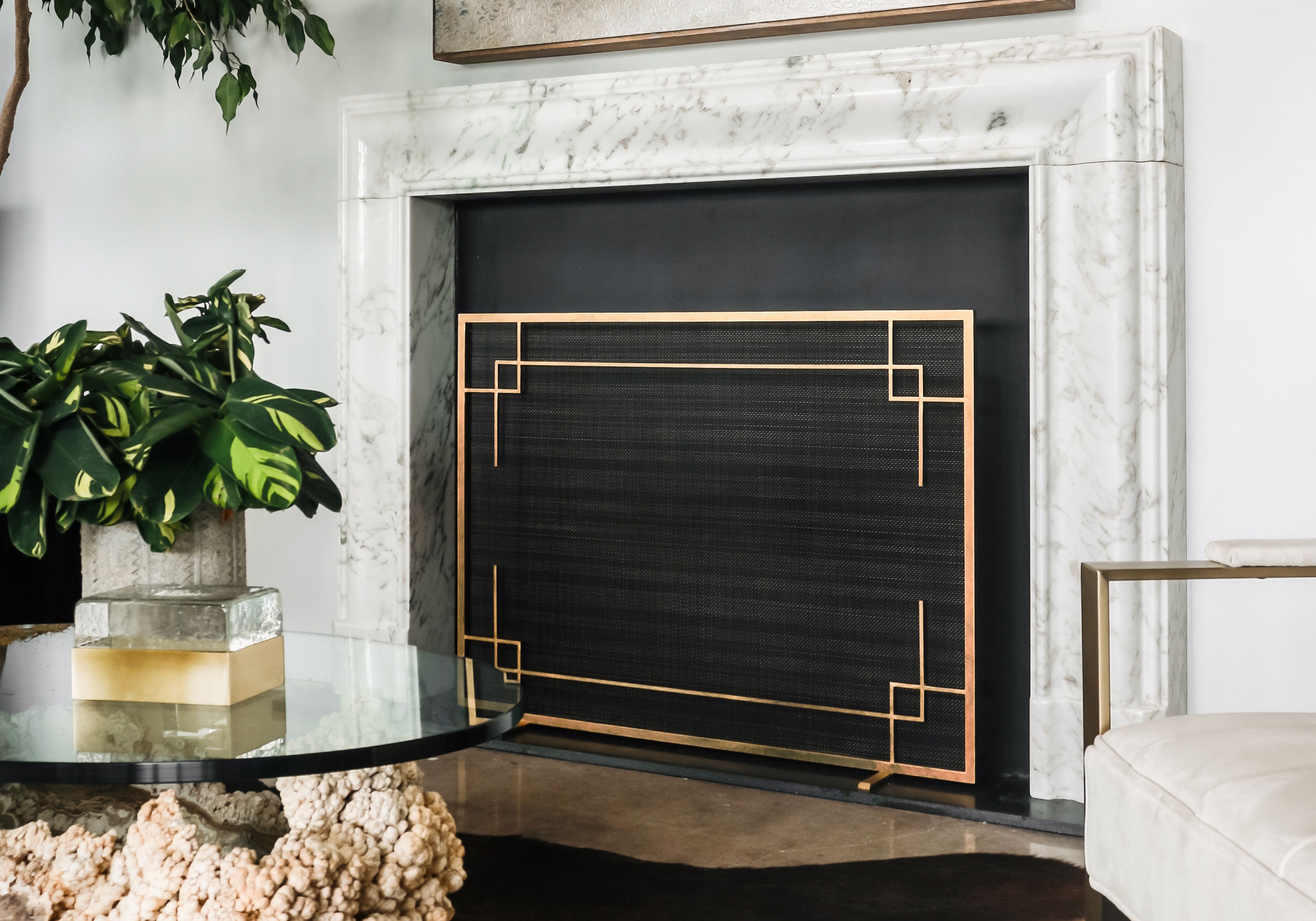 The Evelynne Fireplace Screen