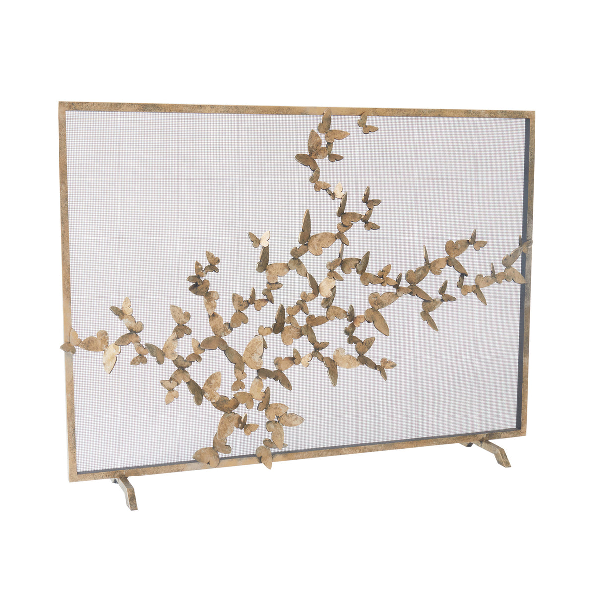 Butterfly Fireplace Screen Decorative Fireplace Cover