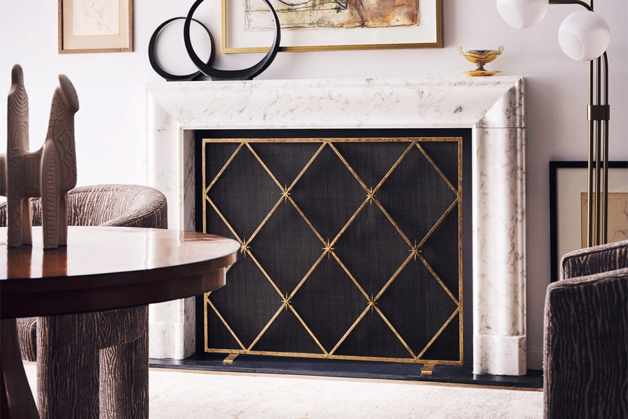 Metallic Marvels: Elevating Your Space with Fireplace Covers