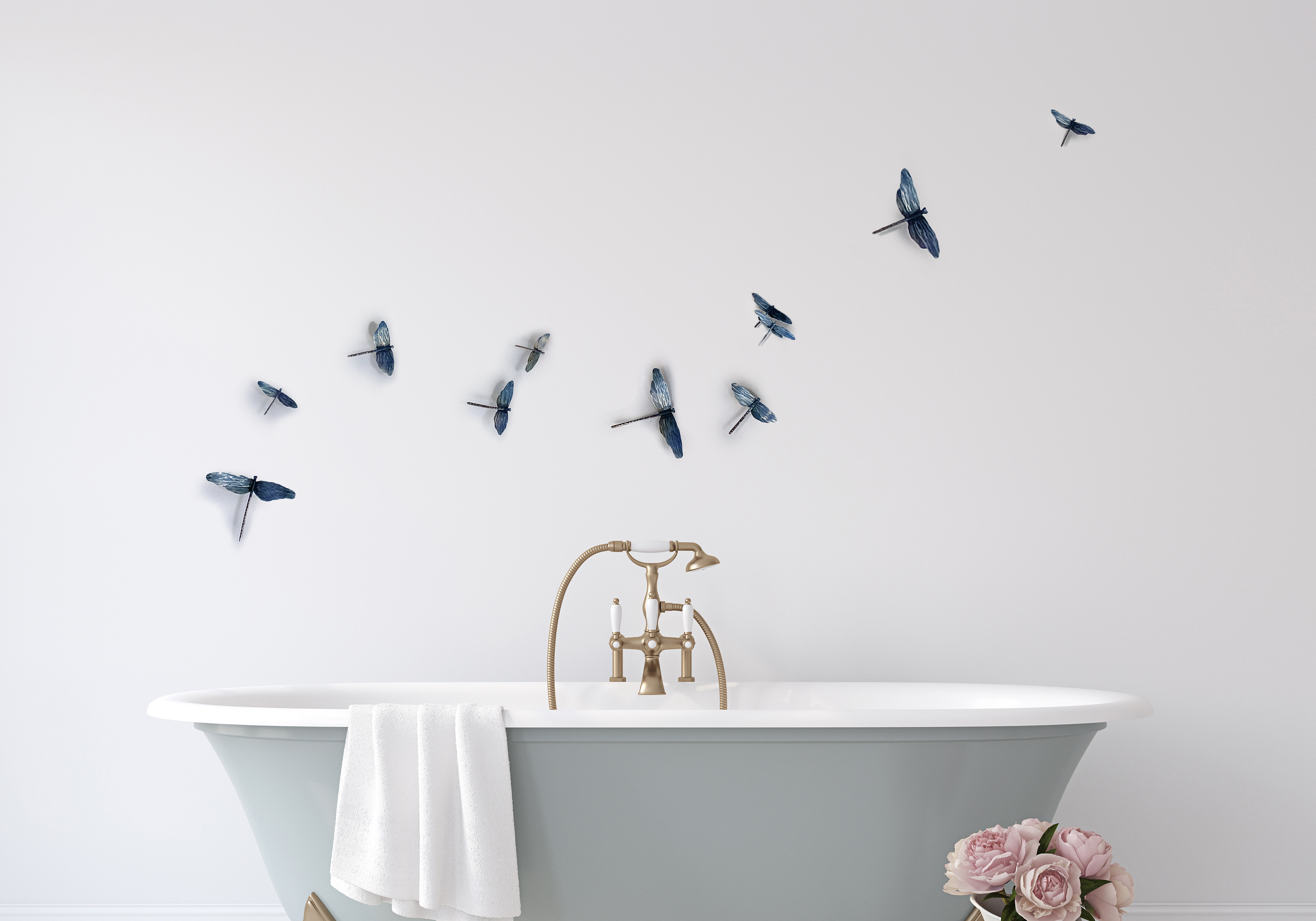 Handcrafted Dragonfly Wall Decor