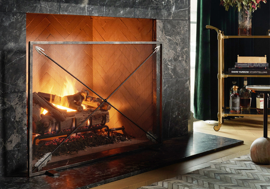 Timeless Elegance: Exploring the Allure of Black Fireplace Screens