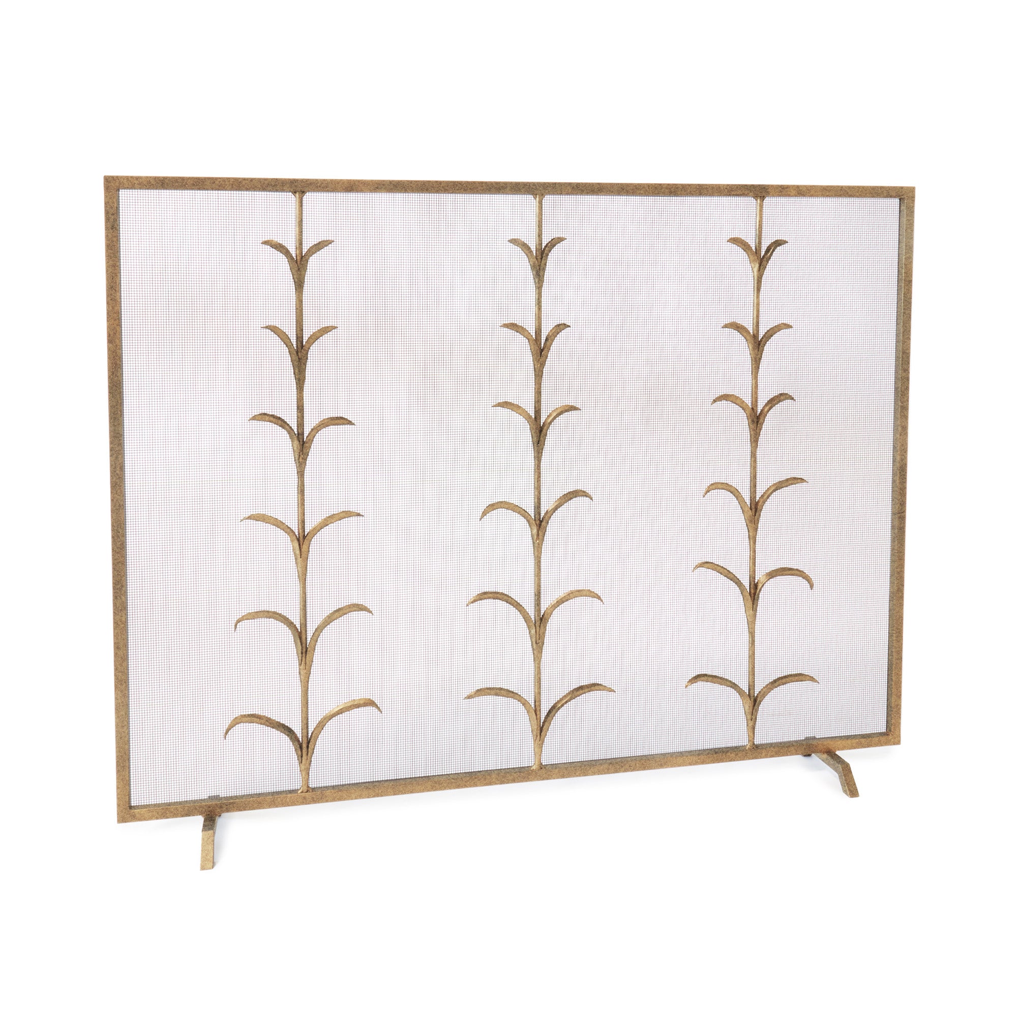 Lily Stems Fireplace Screen | Nature-Inspired Metalwork | Claire