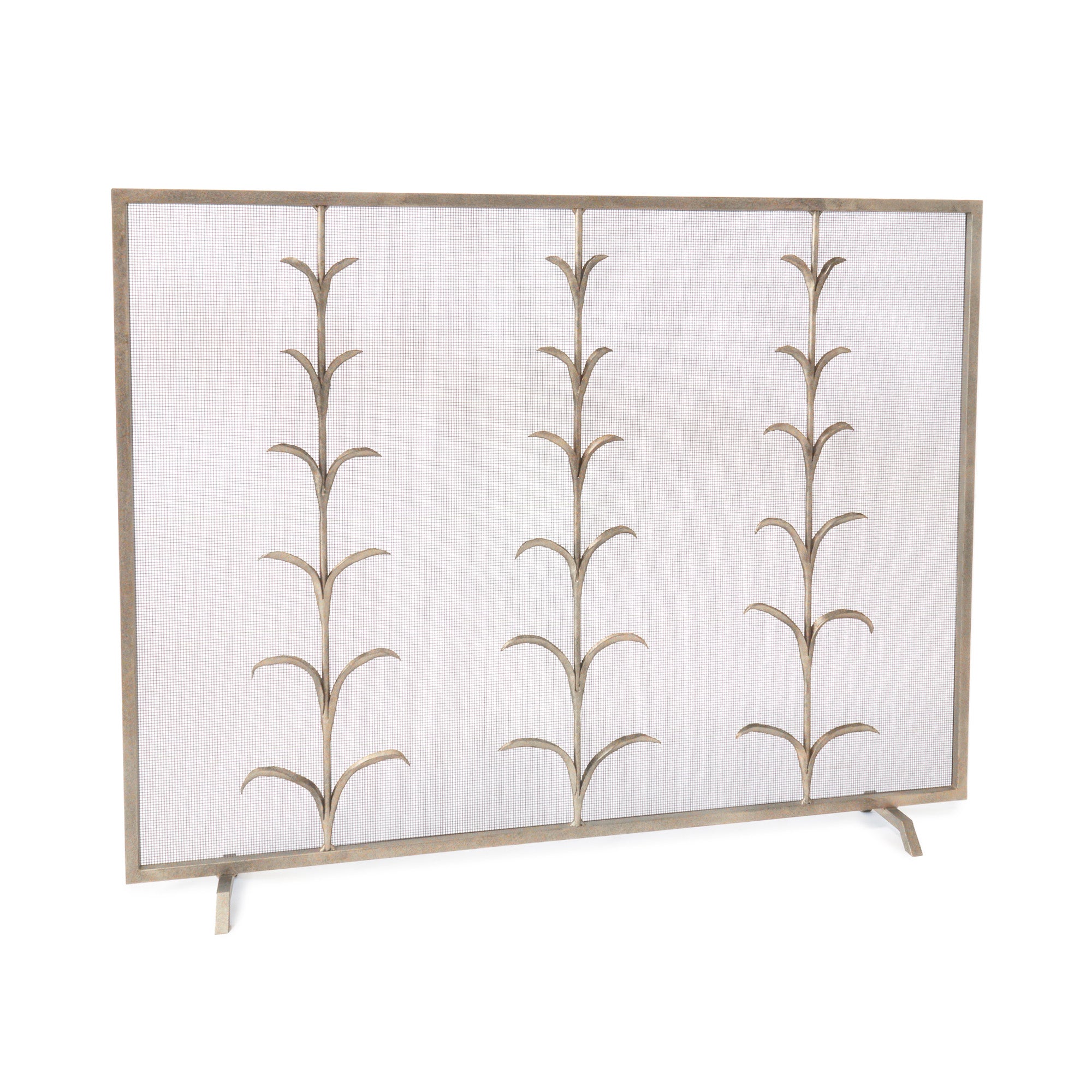 Lily Stems Fireplace Screen | Nature-Inspired Metalwork | Claire