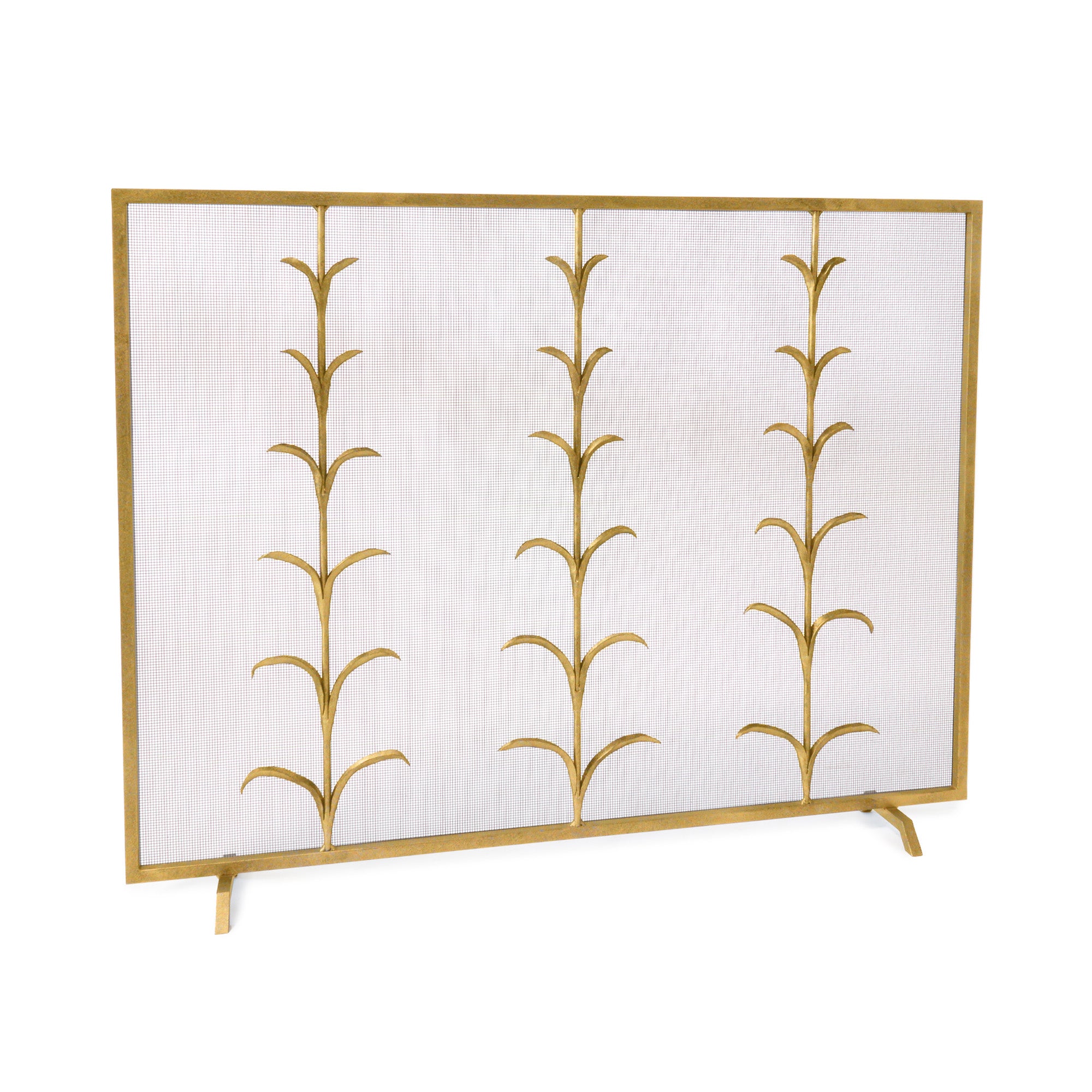 Lily Stems Fireplace Screen | Nature-Inspired Metalwork | Claire
