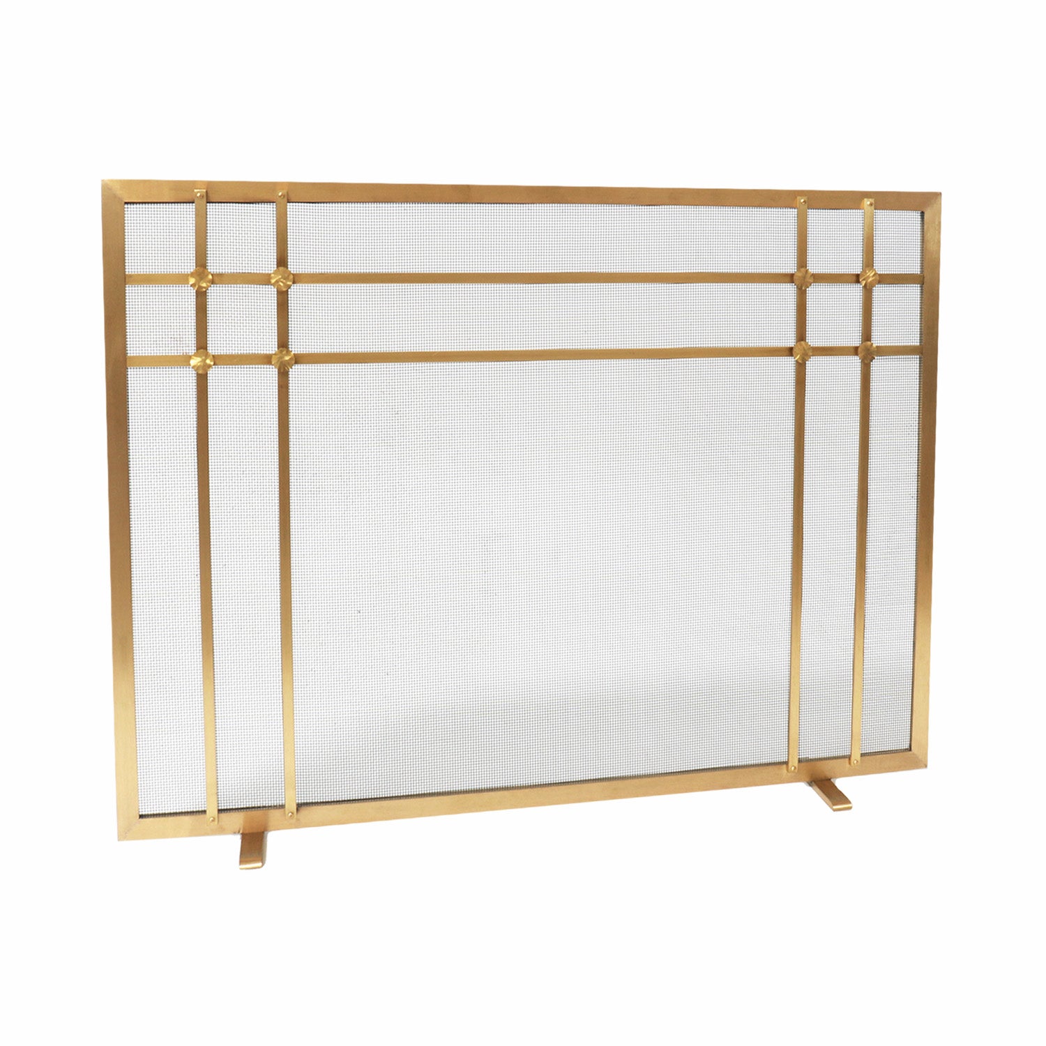 Henry Fireplace Screen - Brass