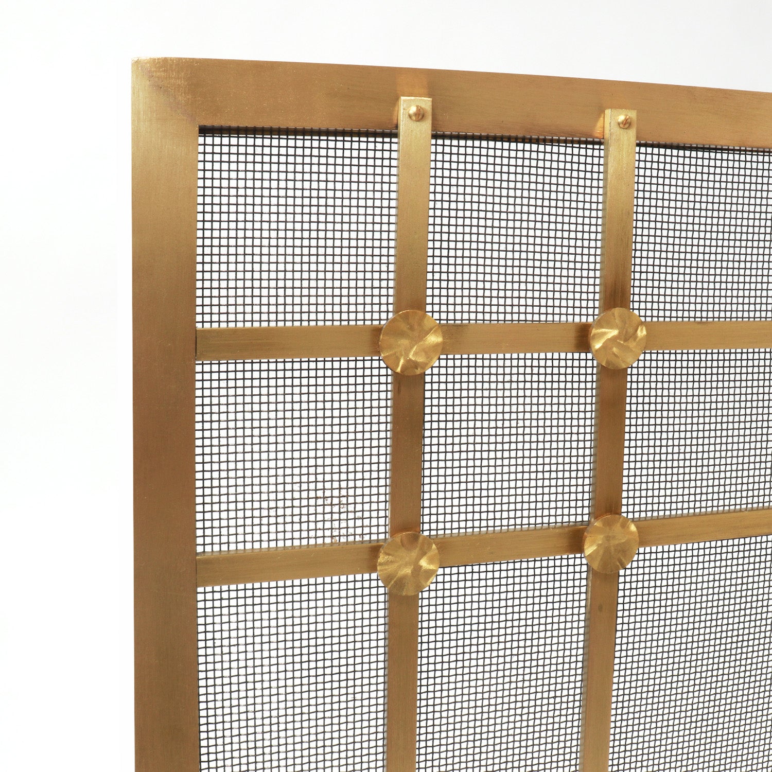 Henry Fireplace Screen in Brass