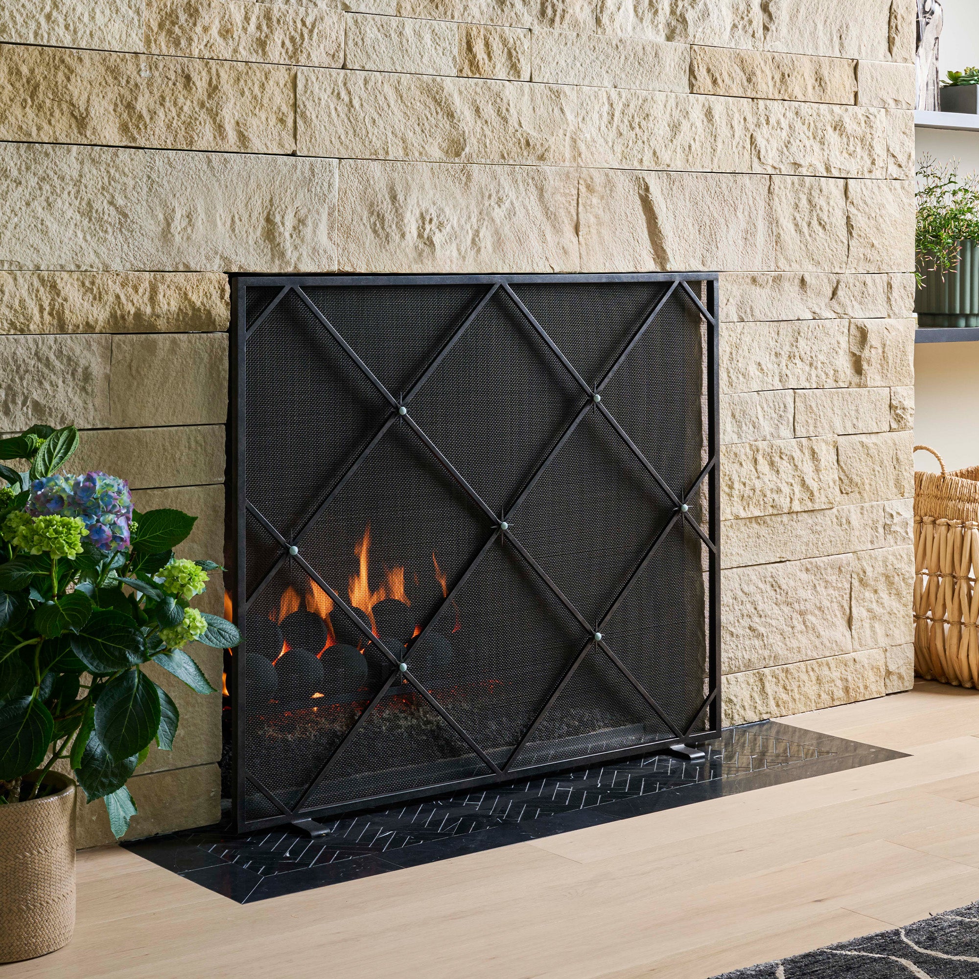 Celeste Fireplace Screen