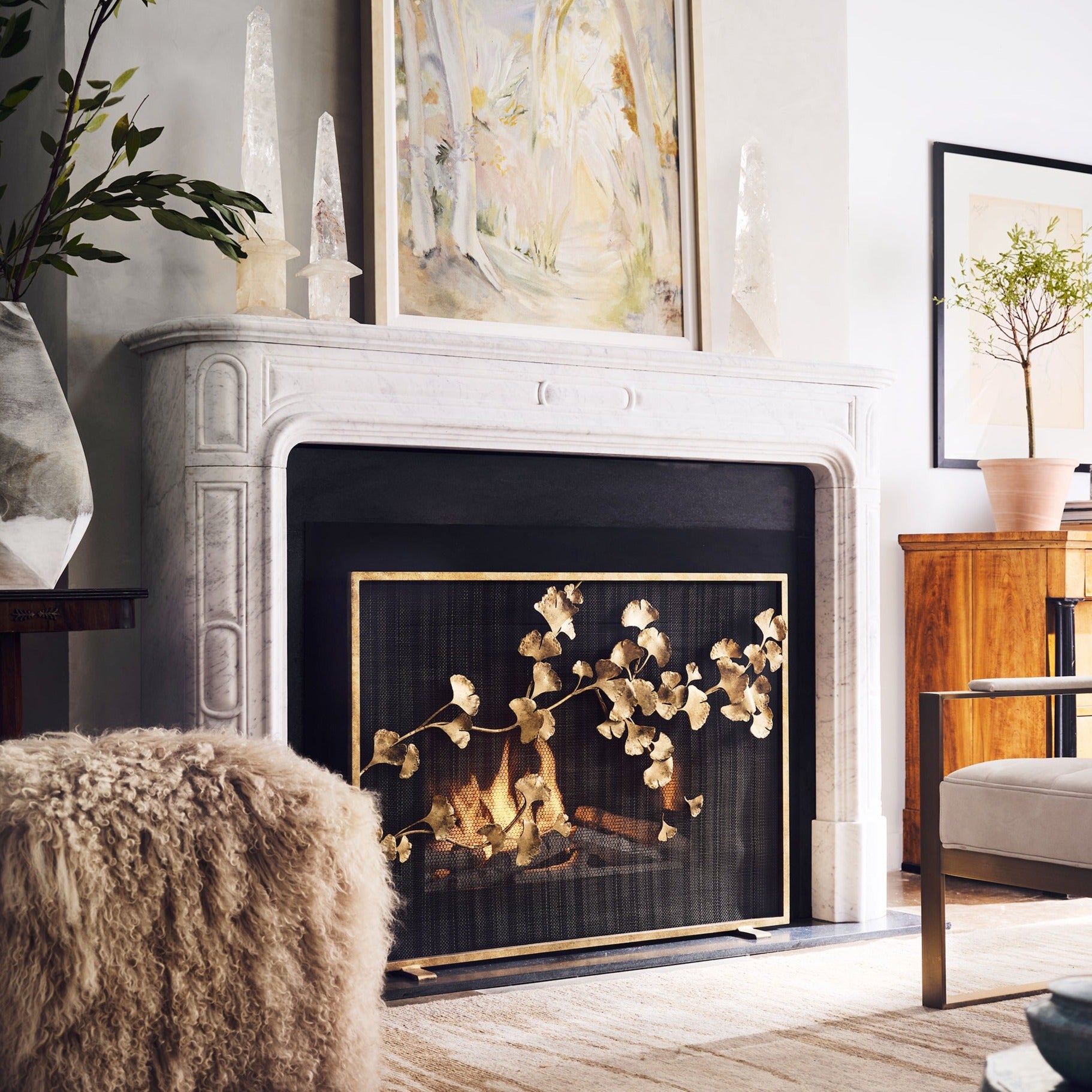 ginkgo fire screen