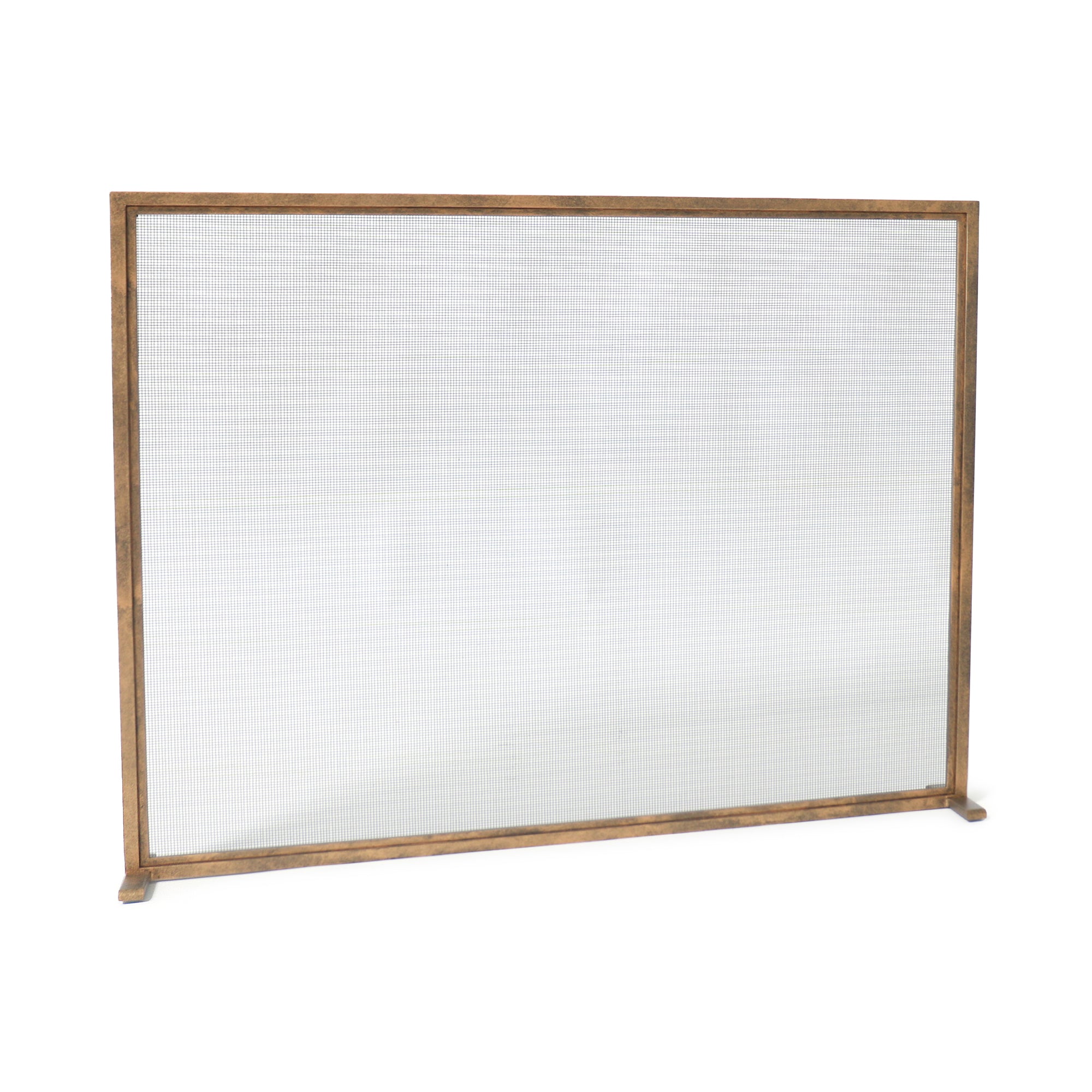 Dakota Fireplace Screen in Aged Gold – Claire Crowe Collection
