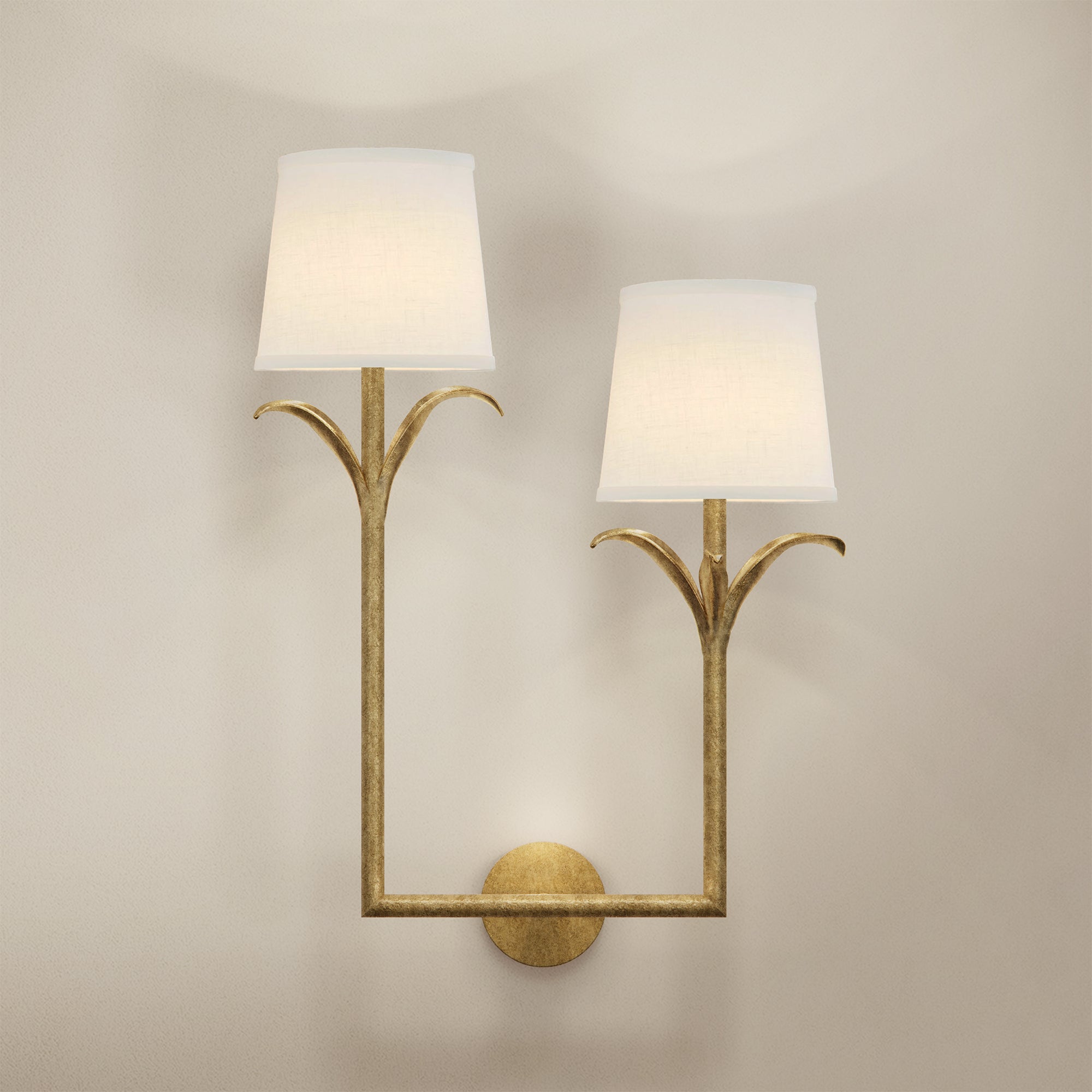 Lily Stems Sconce, Double