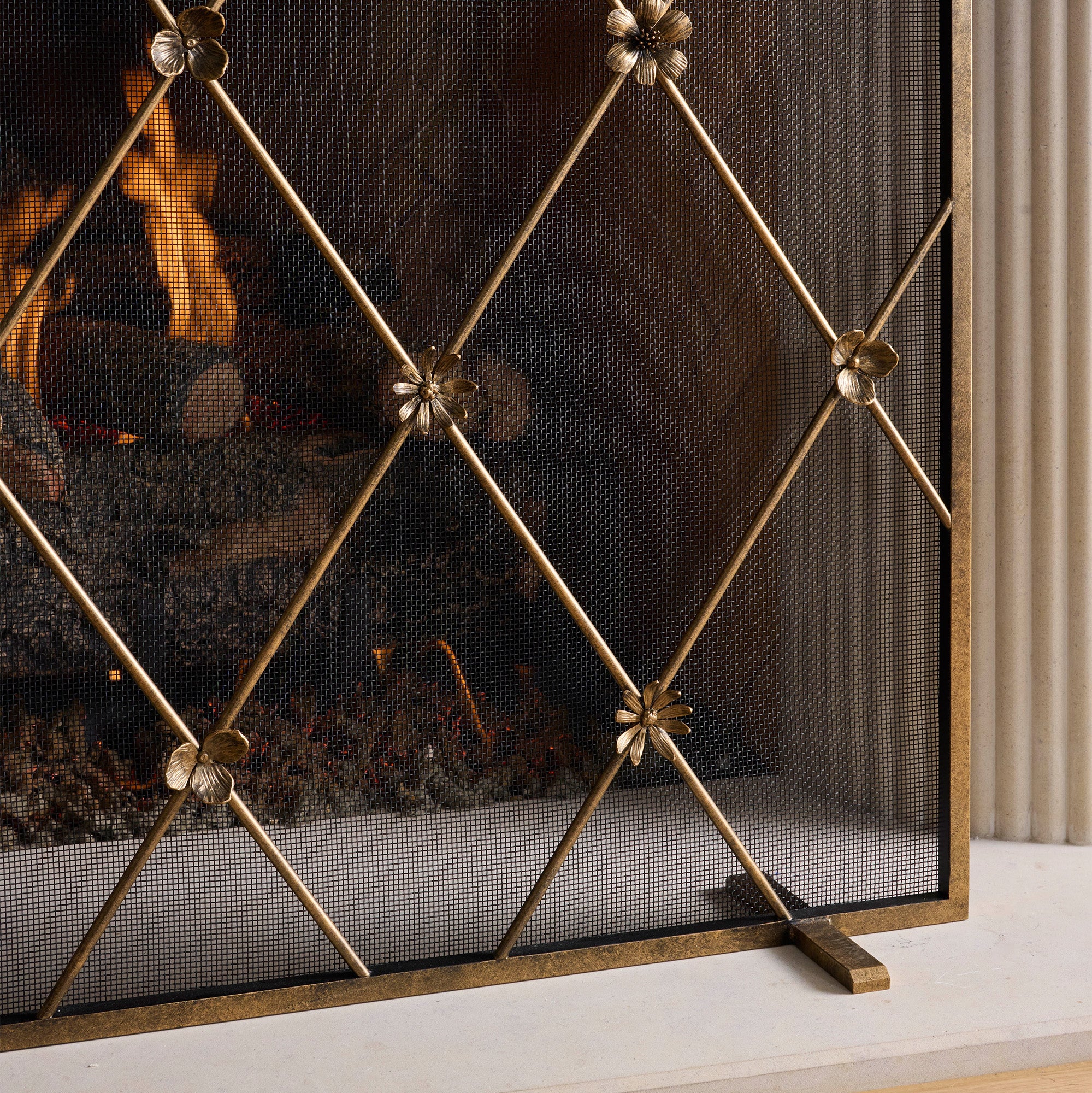 Flora Fireplace Screen