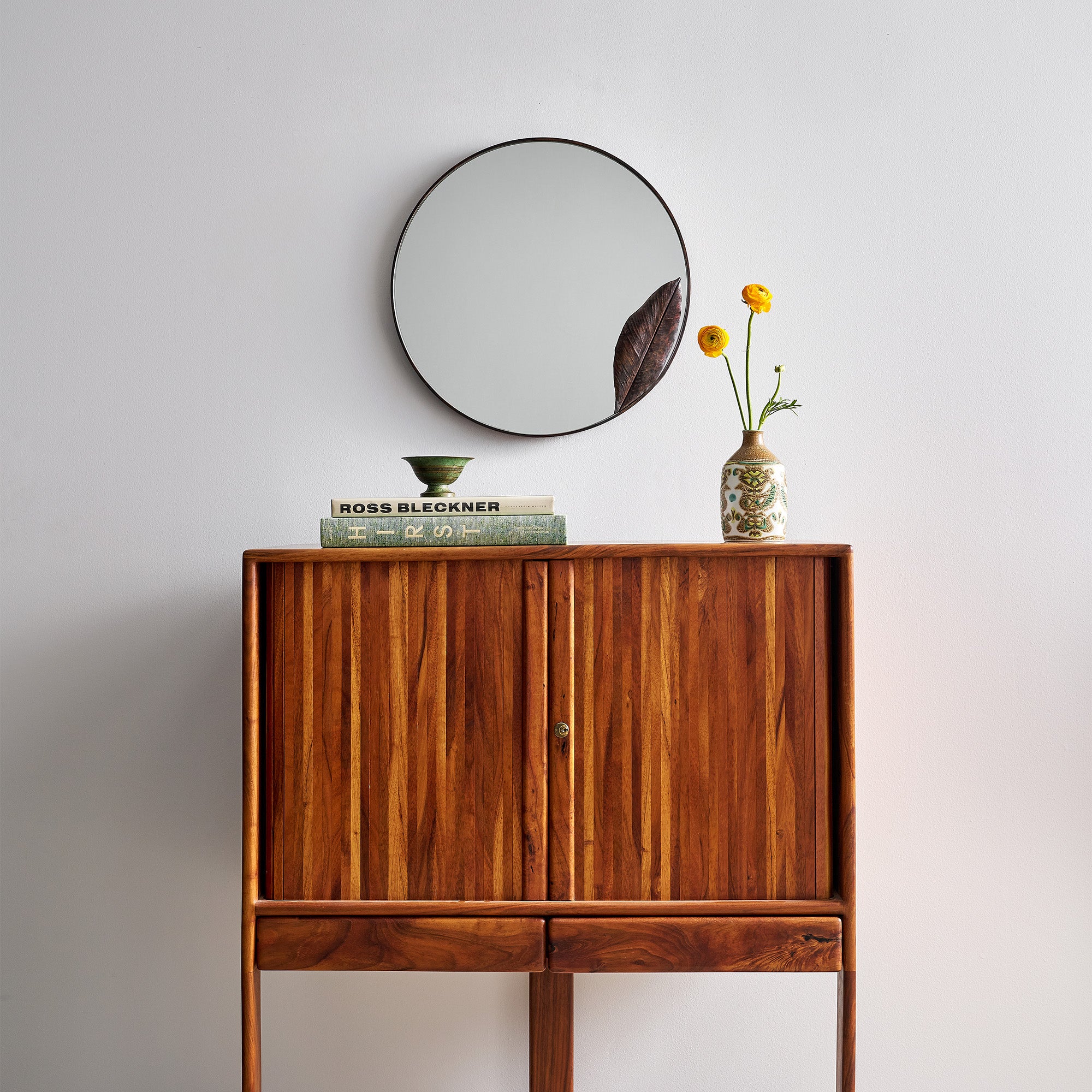Copper Leaf Mirror