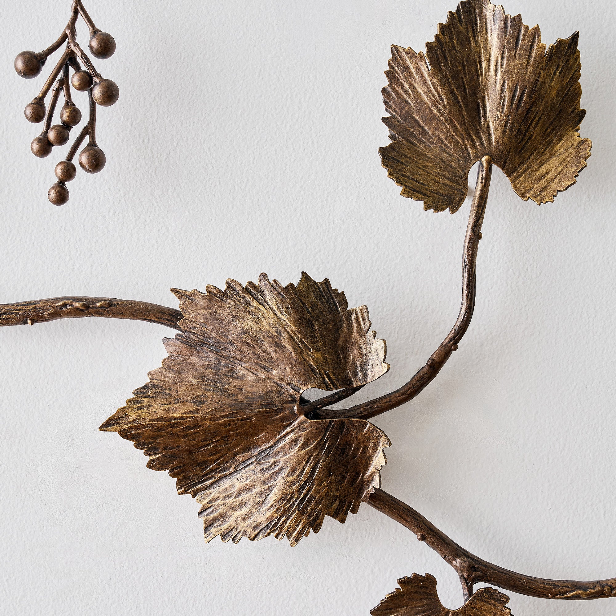 Grape Leaf Wall Sculpture