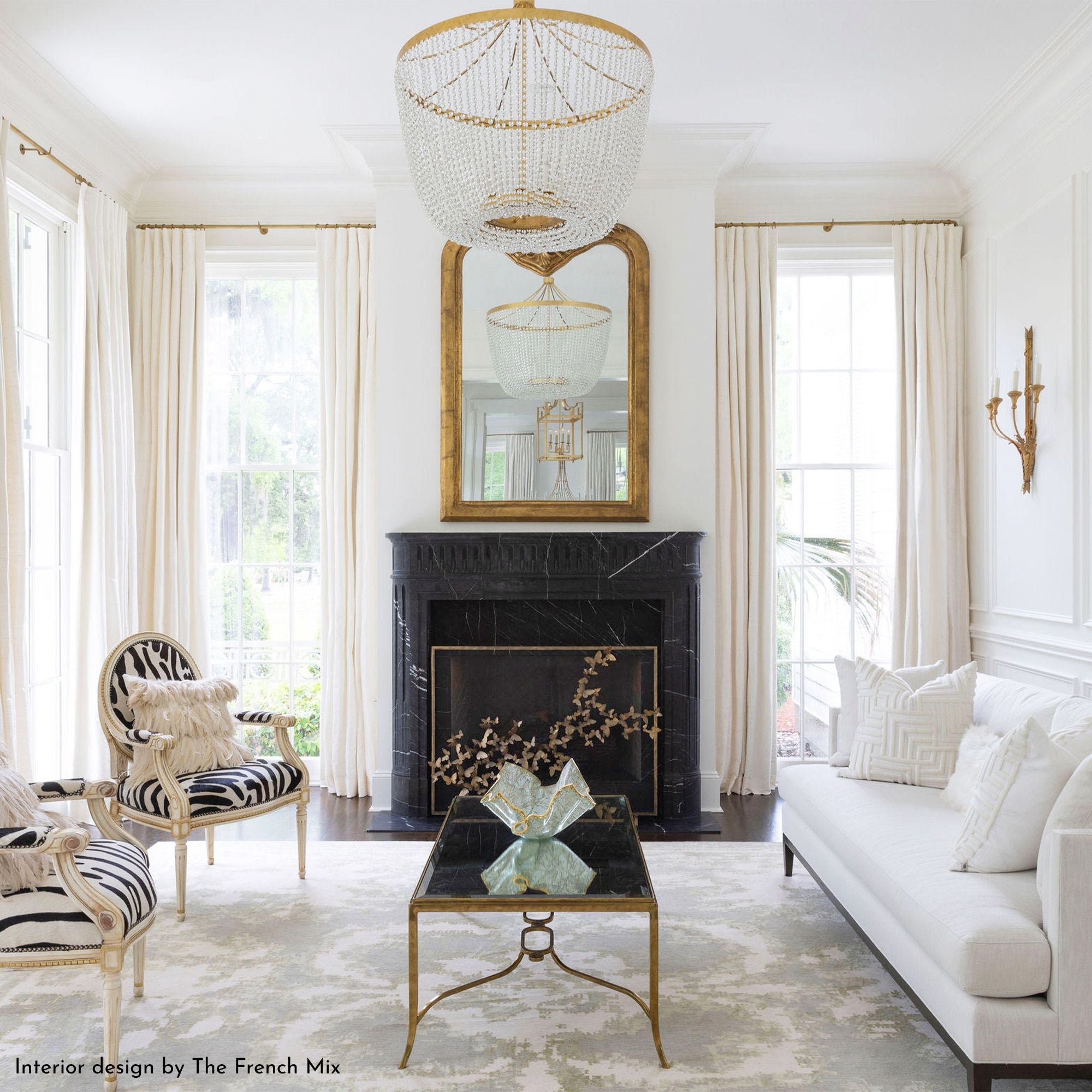 Butterfly Fireplace Screen, Classic