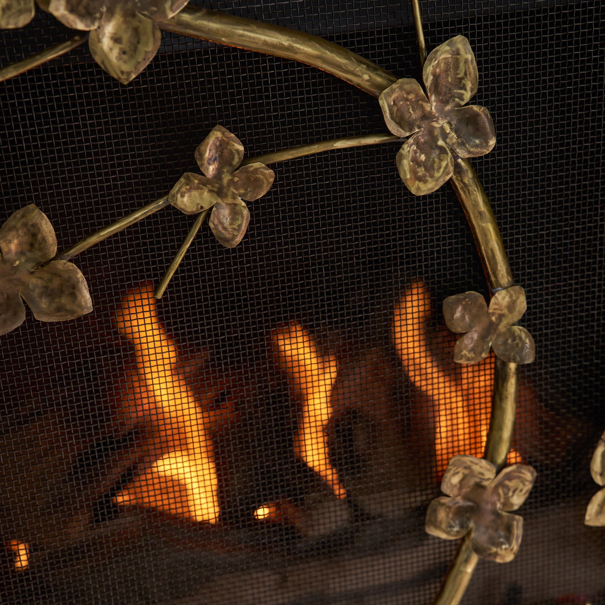 Sakura Fireplace Screen
