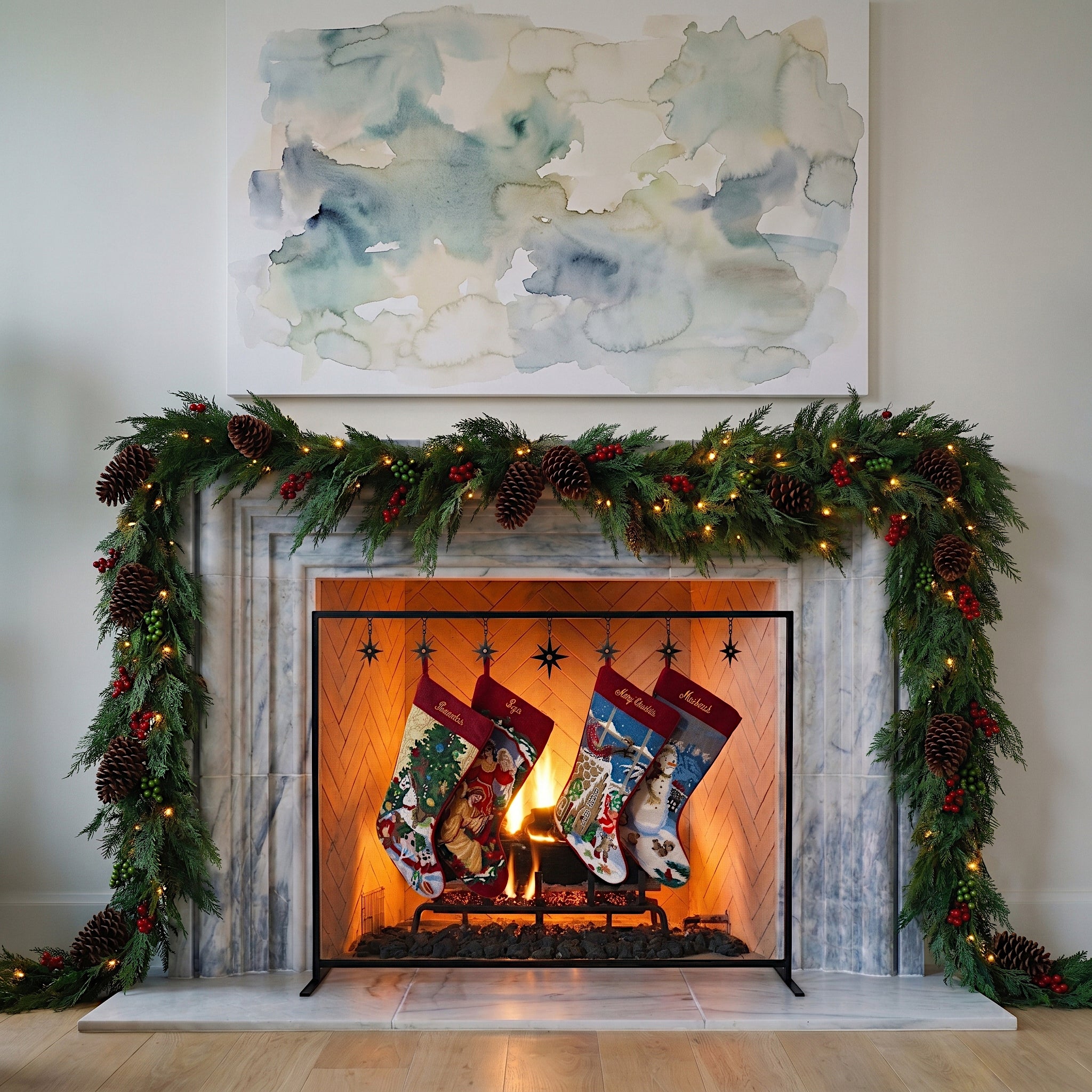 Celeste Holiday Stocking Holder