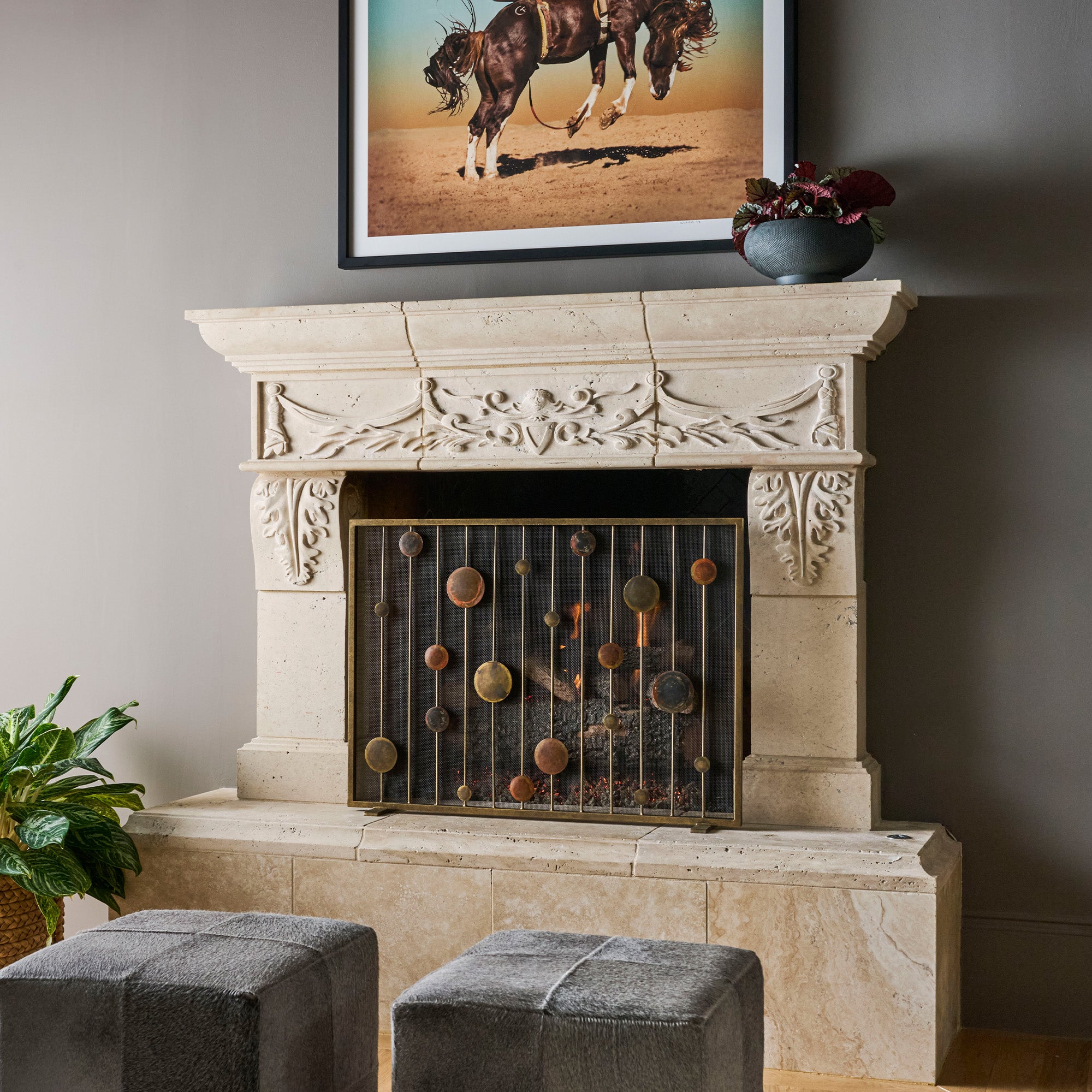 Striker Fireplace Screen