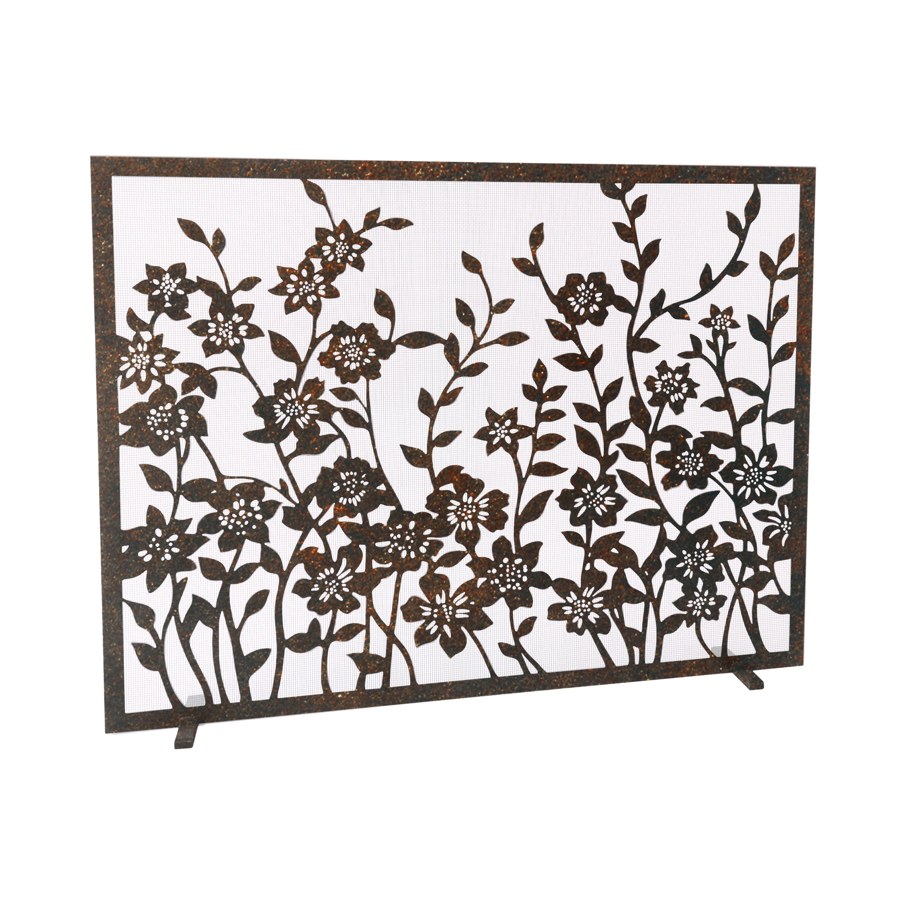 Lacey Fireplace Screen in Tobacco