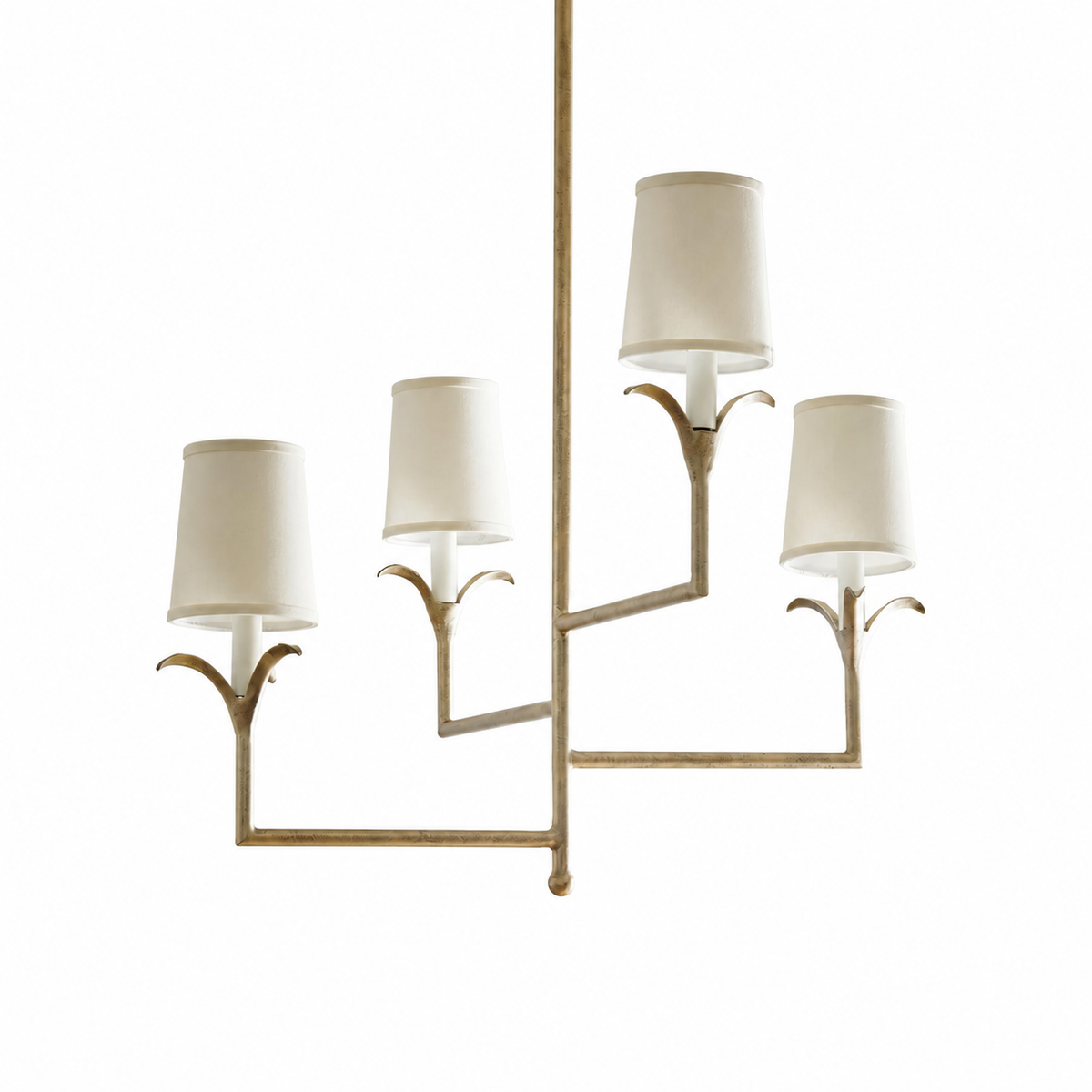 Lily Stems Four-Arm Chandelier