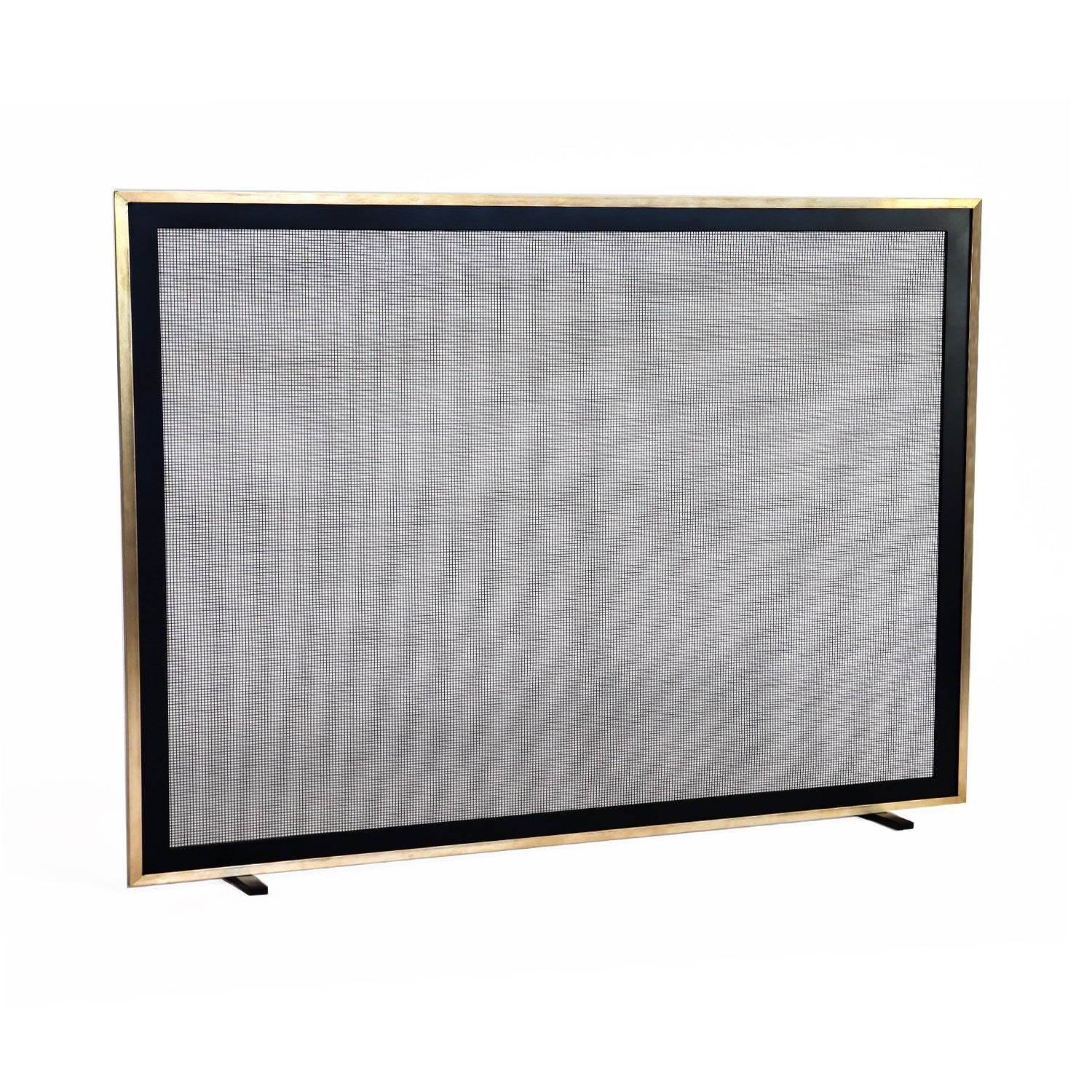 Bleeker Fireplace Screen in Matte Black