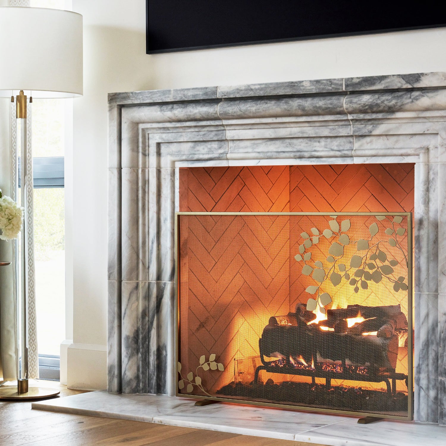 Eucalyptus Fireplace Screen