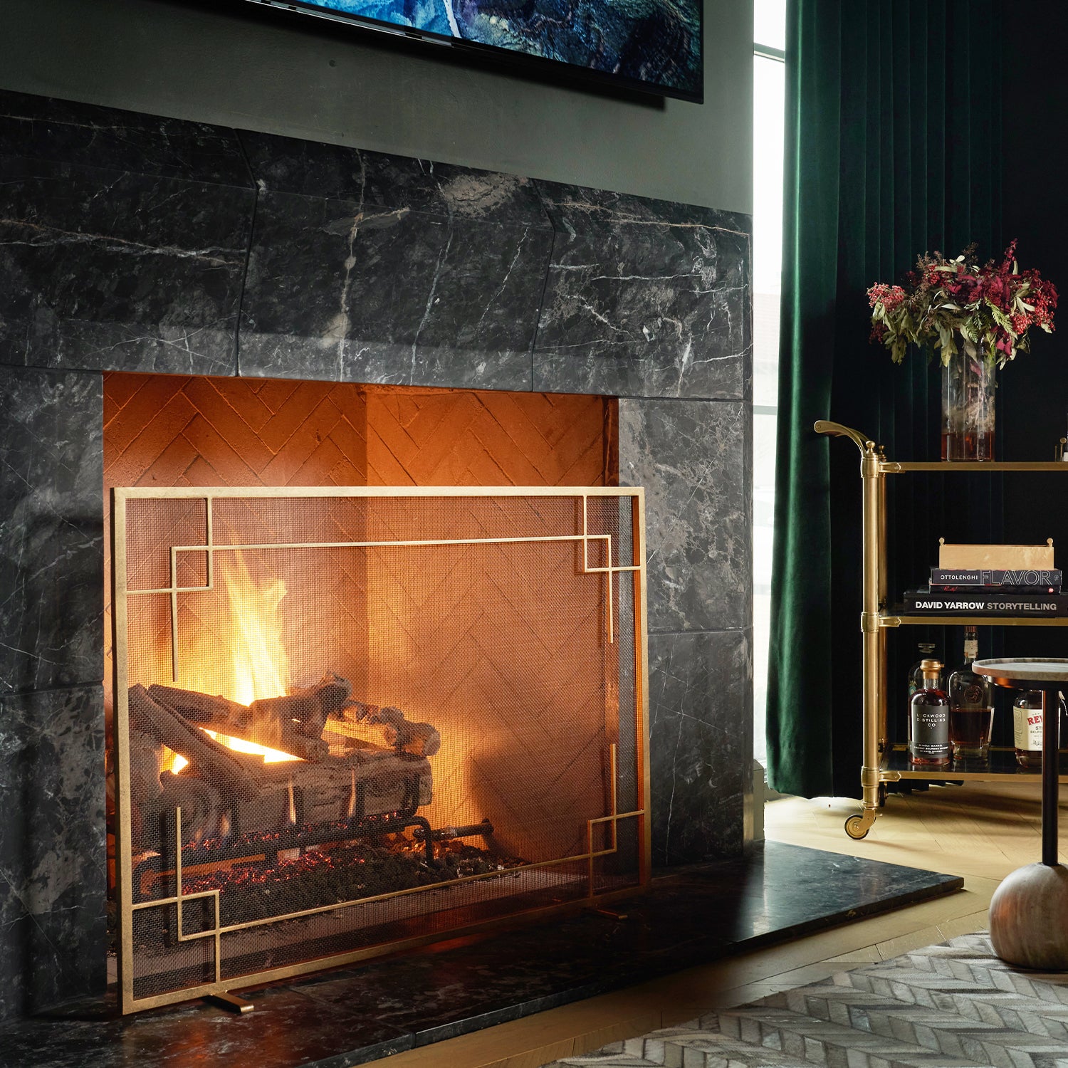 Evelynne Fireplace Screen