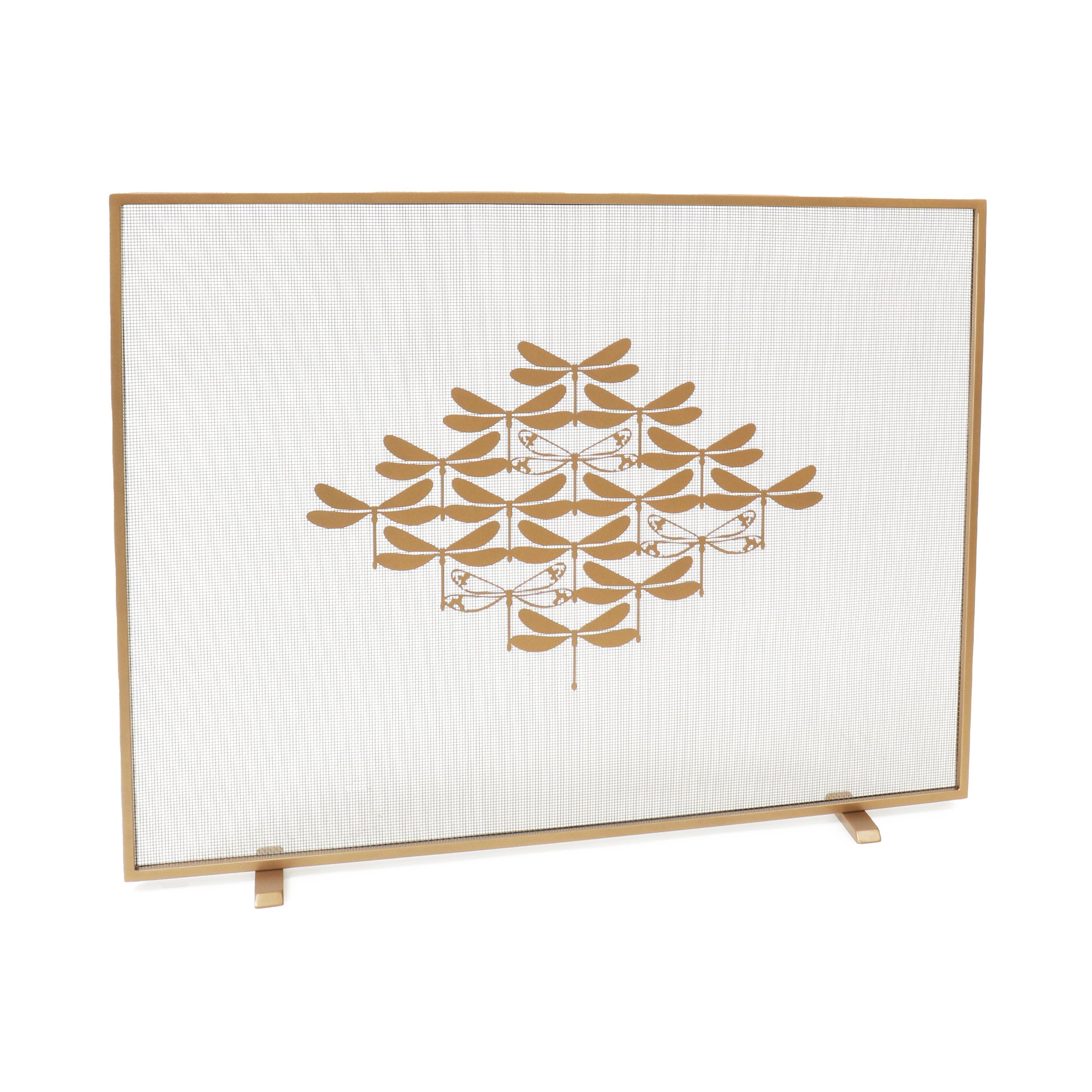 Dragonfly Diamond Fireplace Screen